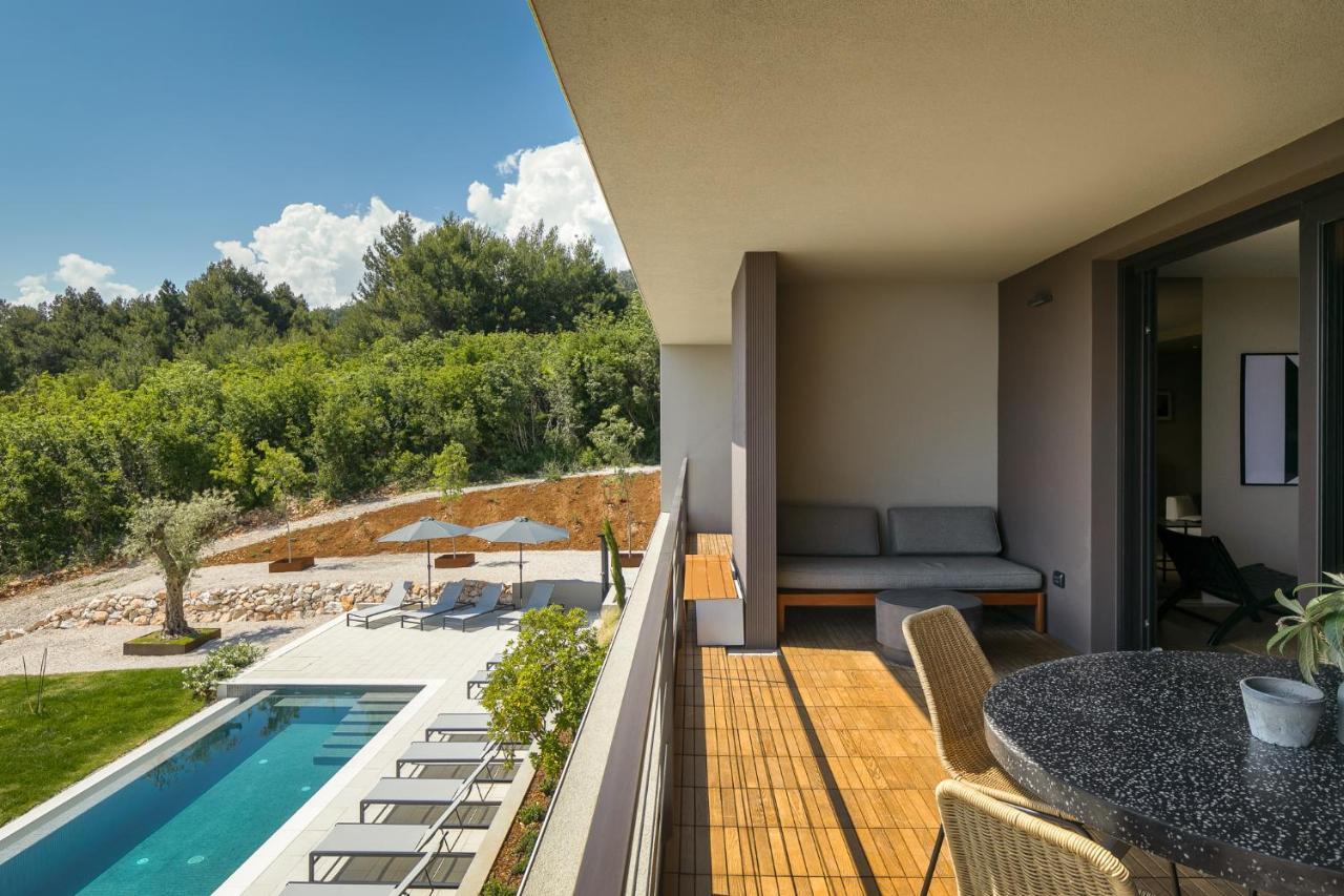 Oltremare Apartments With Pool Рабац Экстерьер фото
